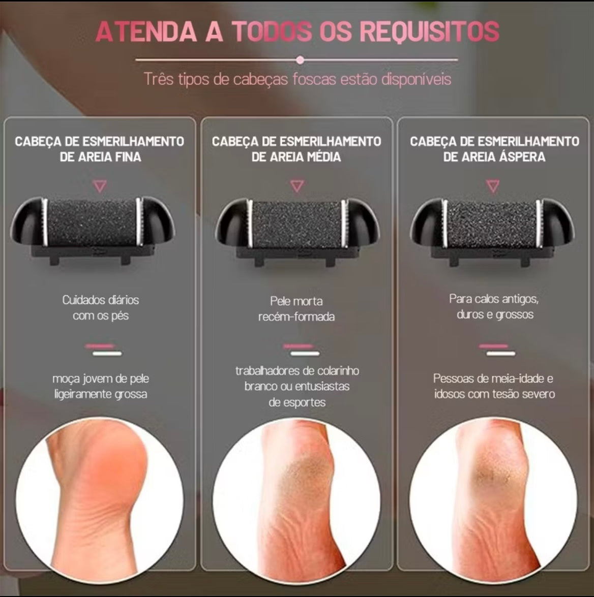 Tratamento Profissional para Pés em Casa – Removedor Elétrico de Calos