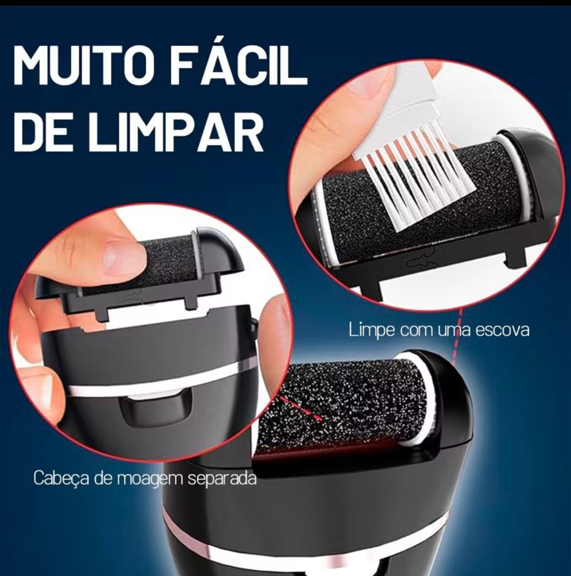 Tratamento Profissional para Pés em Casa – Removedor Elétrico de Calos