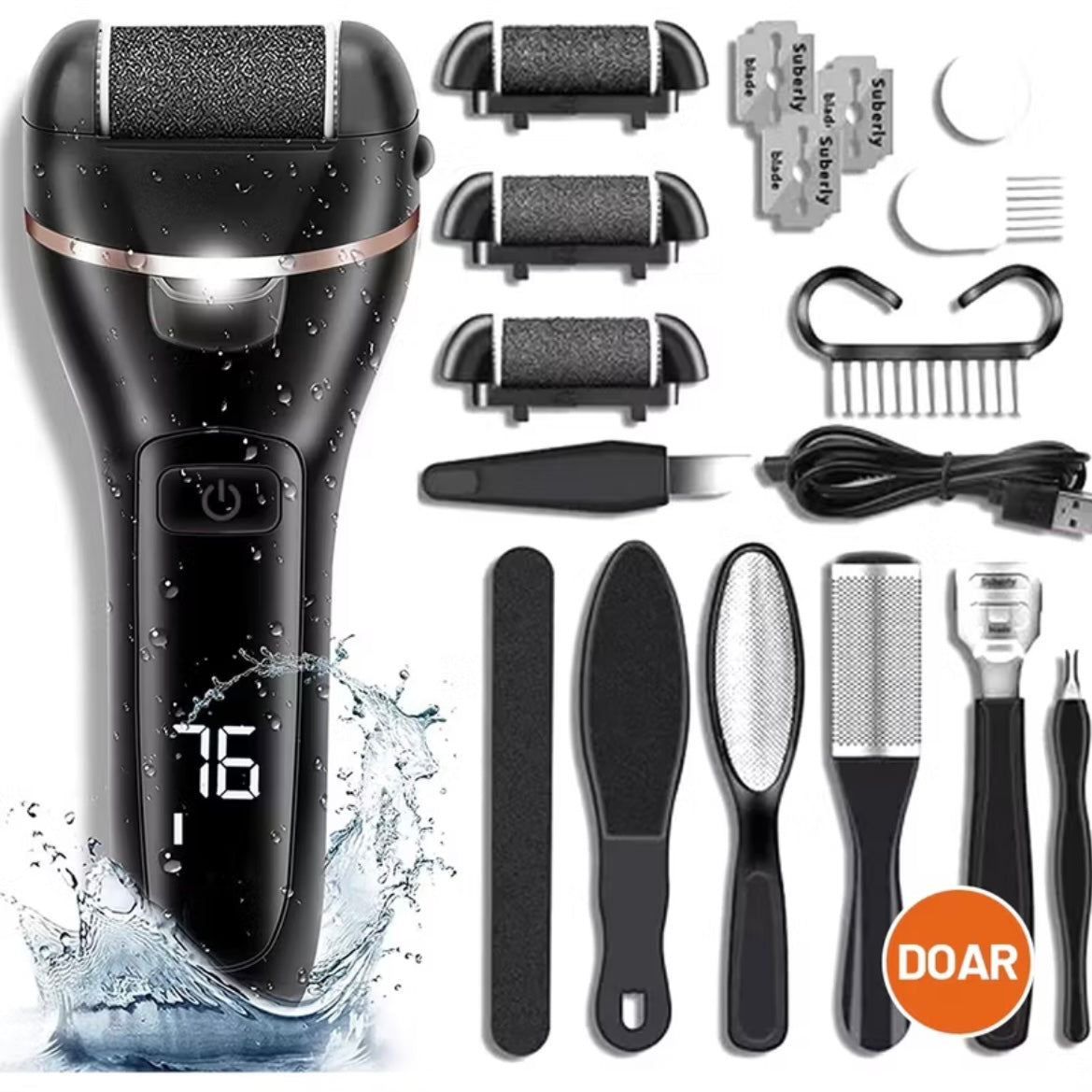 Tratamento Profissional para Pés em Casa – Removedor Elétrico de Calos