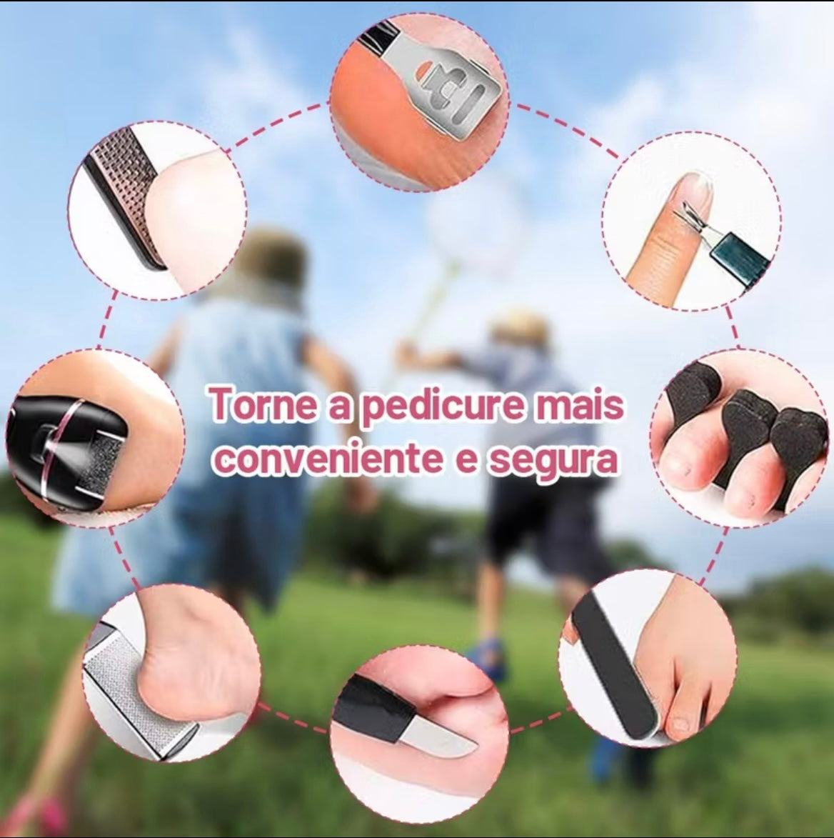 Tratamento Profissional para Pés em Casa – Removedor Elétrico de Calos